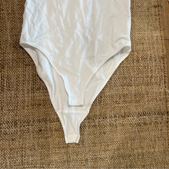 Everlane White Long Sleeve Bodysuit - Picture 3 of 8